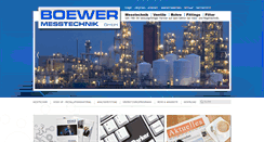 Desktop Screenshot of boewer-messtechnik.de